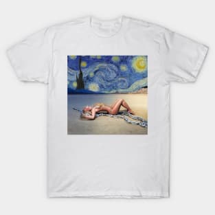 swimming in the starry night 2 T-Shirt